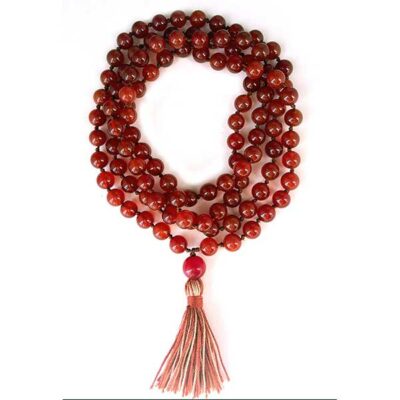 Mala Carnelian