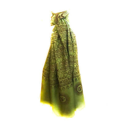 Olive Green Om scarf
