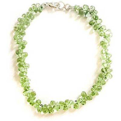 Peridot Teardrop Bracelet