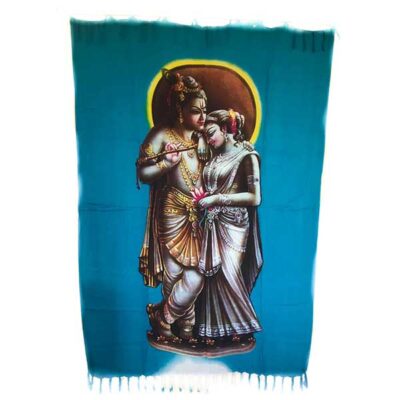 Krishna Radha Halo Wall Hanging -TurquoisehnaKrishna Radha Halo Wall Hanging -Turquoise-Radha-Halo-Wall-Hanging-Turquoise
