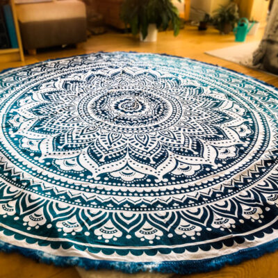 Blue Mandala Circle
